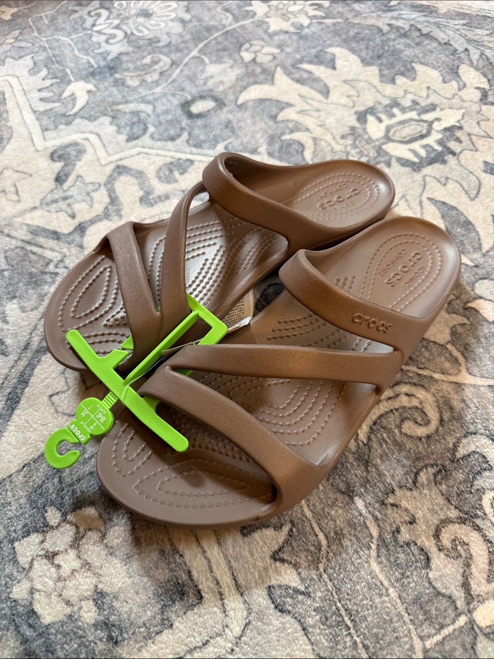 CROCS woman’s sizes 9 Slide Sandals brand new